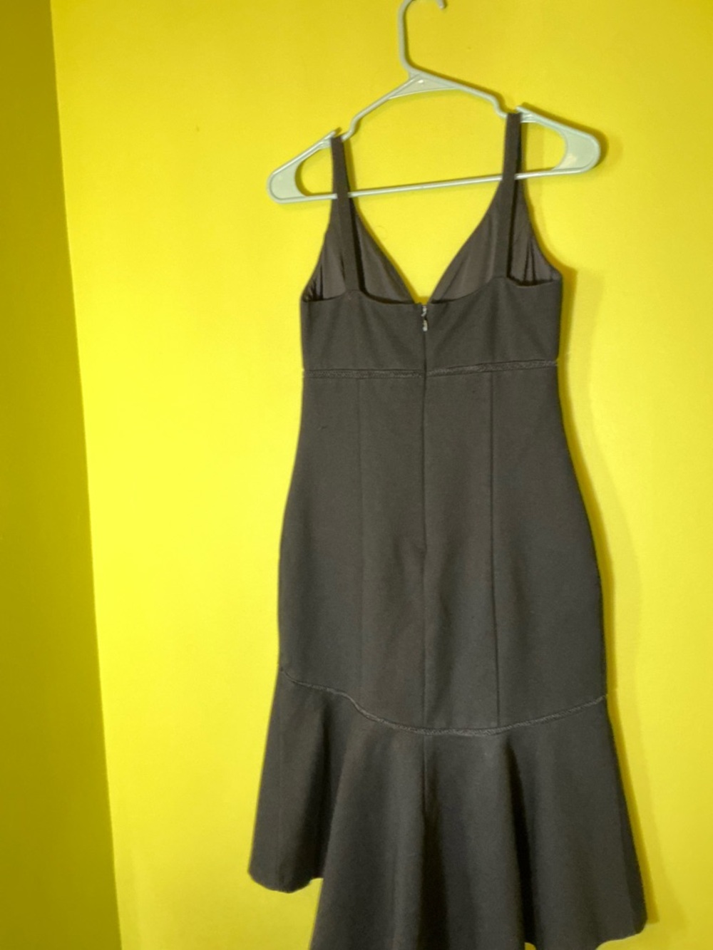 Adelyn Rae Black V-Neck High-Low Dress - Picture 6 of 9